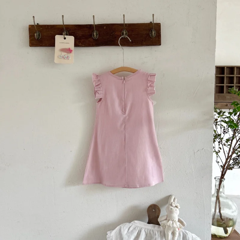 Vestido sin mangas para niños de verano – ropa infantil informal - imagen 2