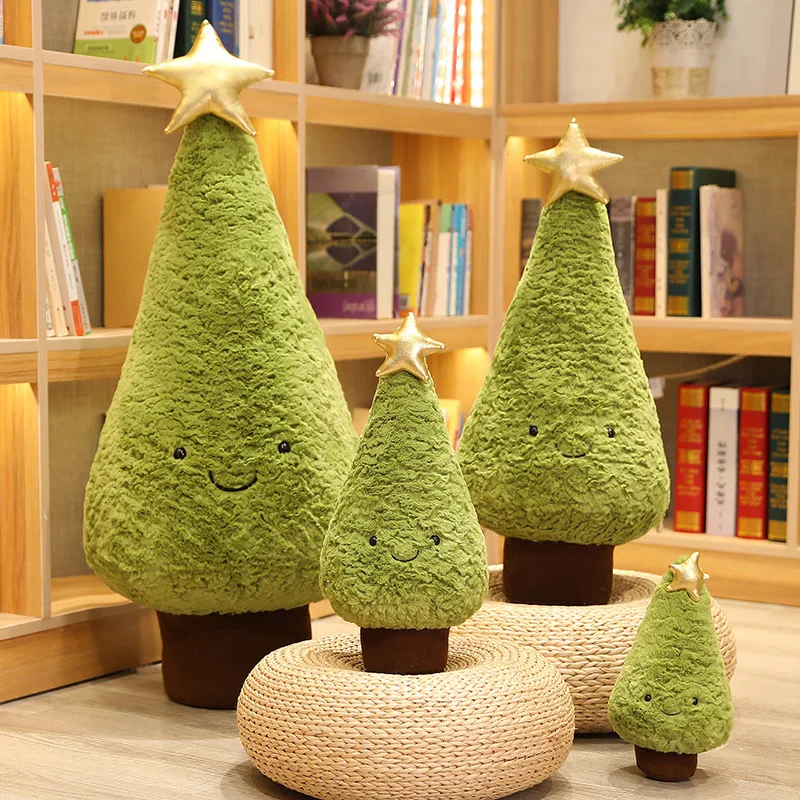 Peluche cojín árbol de Navidad en felpa siempreverde - imagen 4