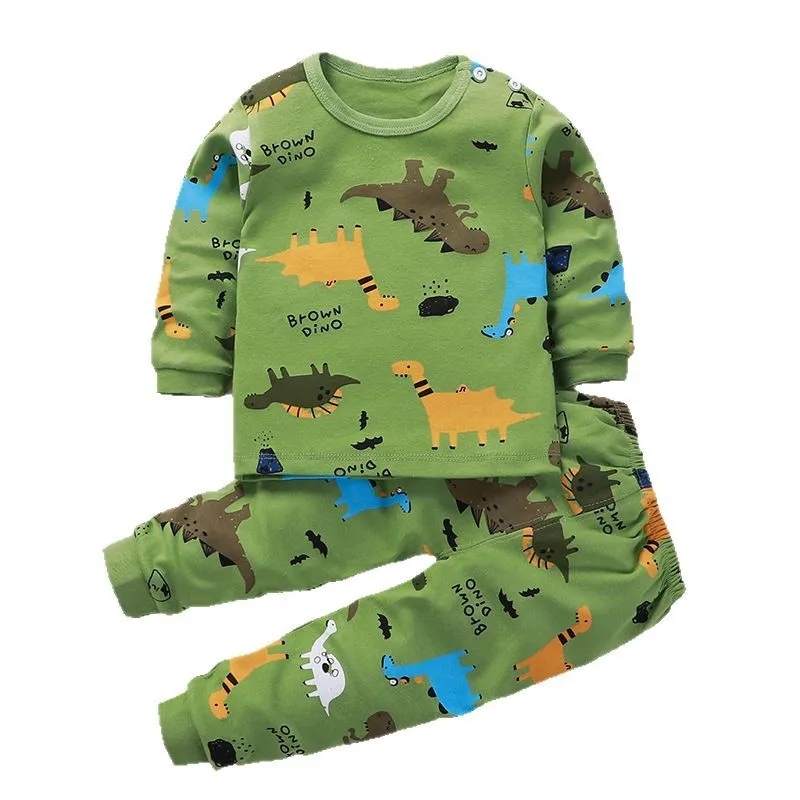 Pijama de algodón de manga larga para bebé – primavera y otoño - imagen 2
