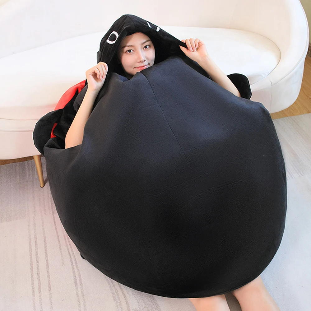 Almohada infantil de felpa con forma de escarabajo y mariquita - imagen 5