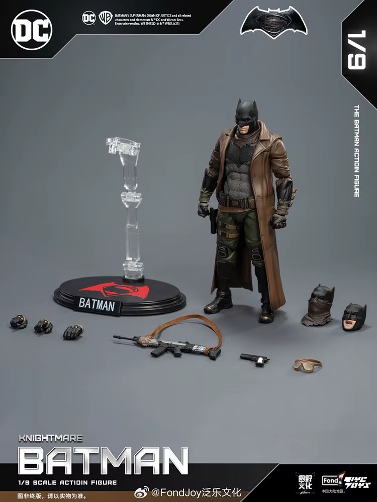 Liga de la Justicia Knightmare Batman figura acción blindada táctica