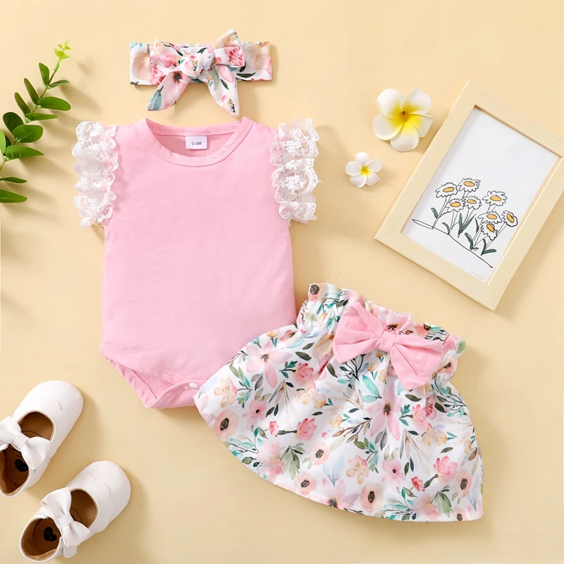 Conjunto completo con falda y diadema