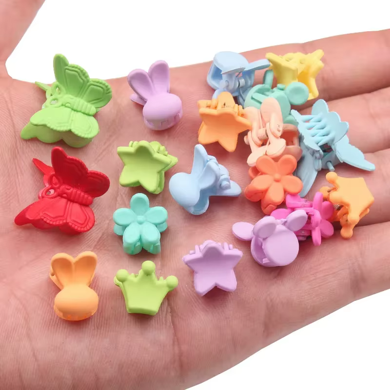 Mini pinzas mariposa para el cabello de niña - imagen 4