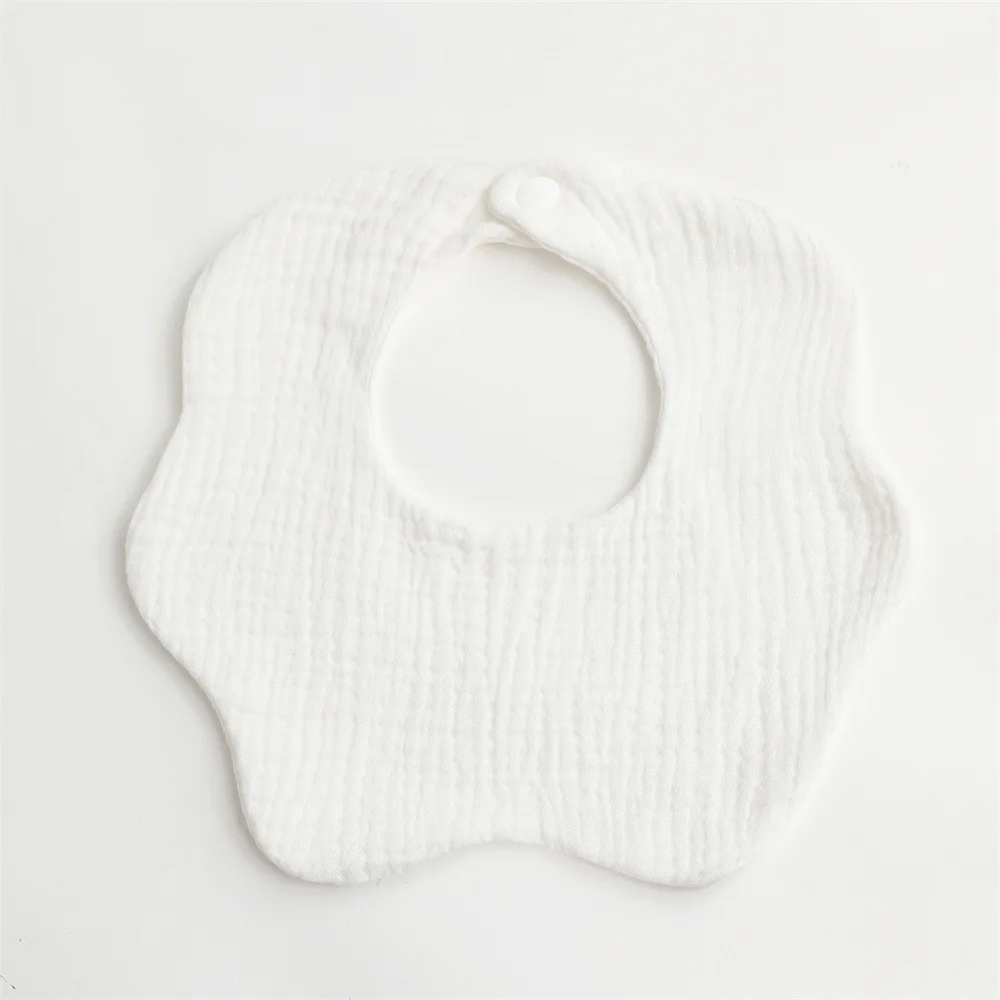 Baberos de gasa de algodón para bebé – Suave absorbente 6 capas - imagen 4