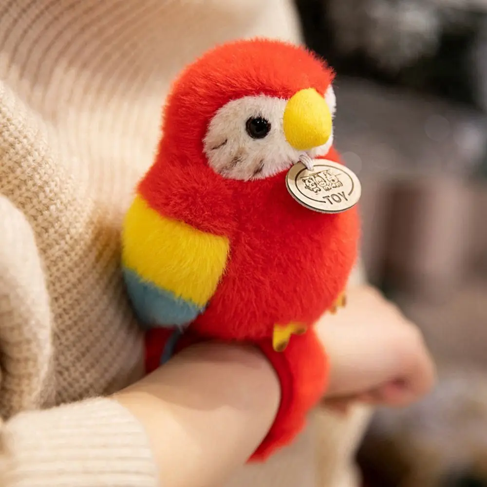 Colgante de peluche de loro magnético para bolso infantil y hombro - imagen 2