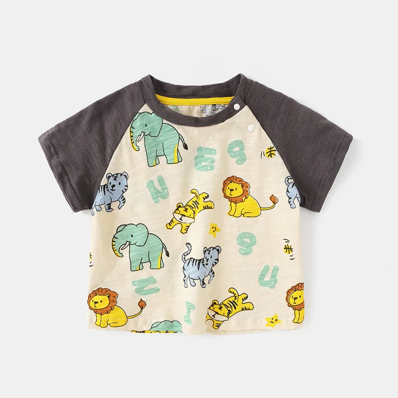 MILANCEL Camiseta de tigre para niña - Manga corta - imagen 4