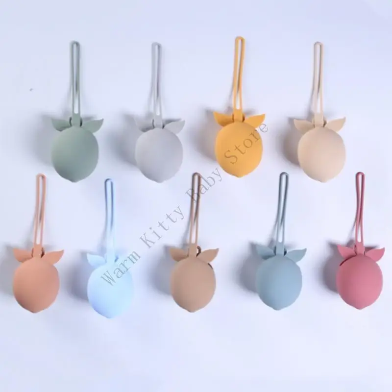 XXFE Portachupetes portátil de silicona – Organizador para bebé - imagen 2