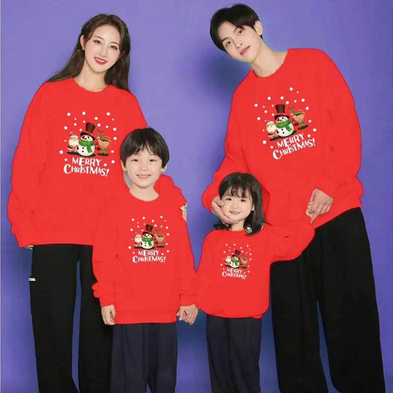 Sudadera navideña a juego familiar para madre, hija y padre, hijo - imagen 3