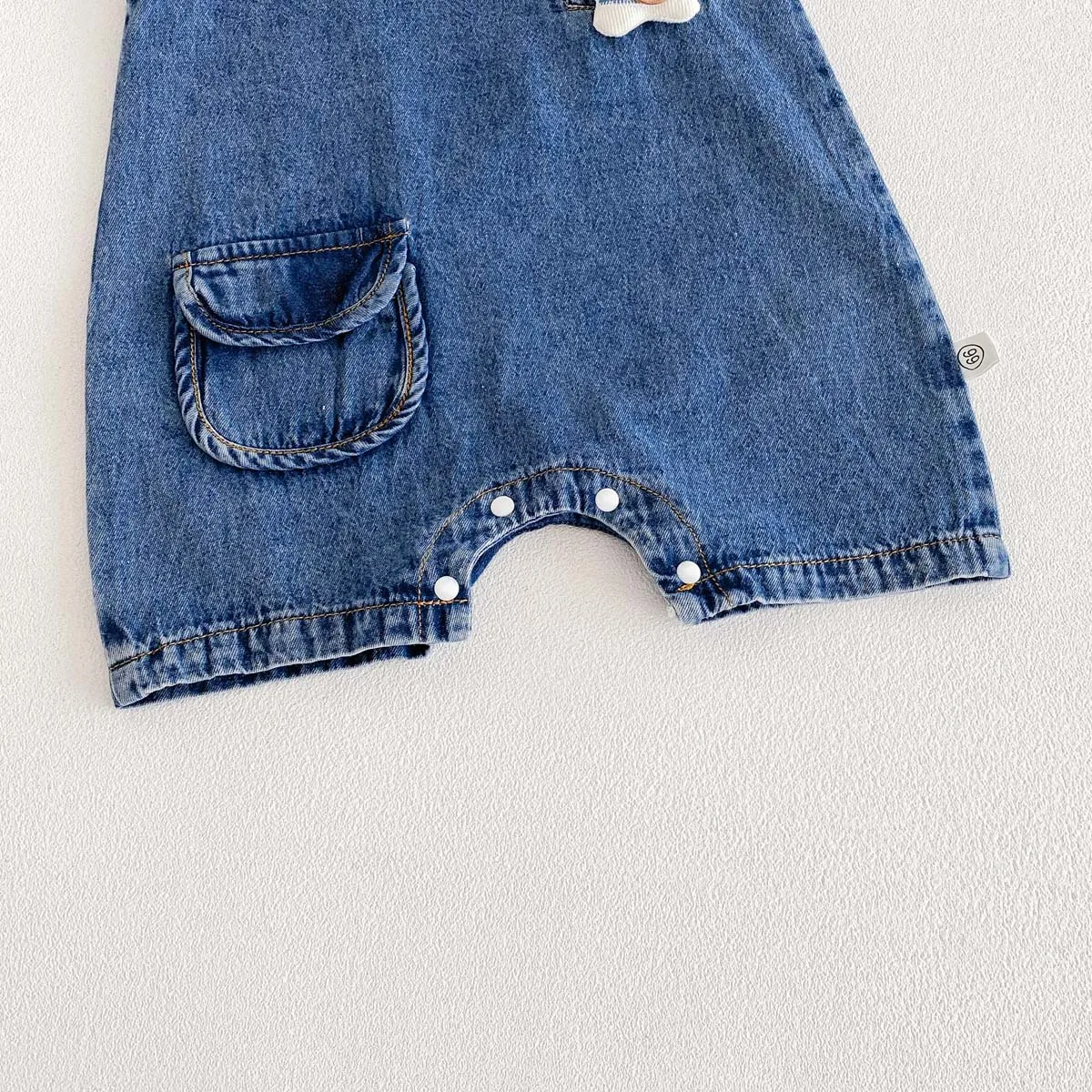 Pelele vaquero veraniego para bebés con estampado de perros - imagen 5