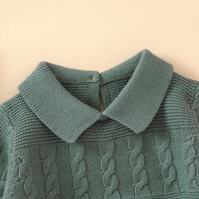 Pelele bebé algodón cuello tortuga manga larga otoño invierno - imagen 5