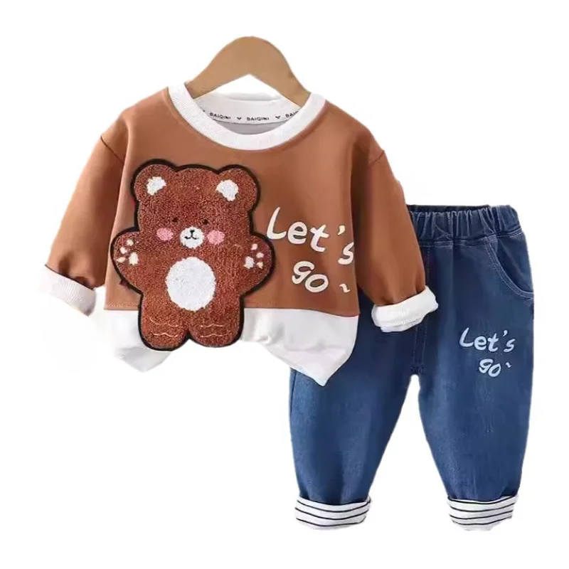 Chándal de algodón suave para bebé unisex - imagen 3