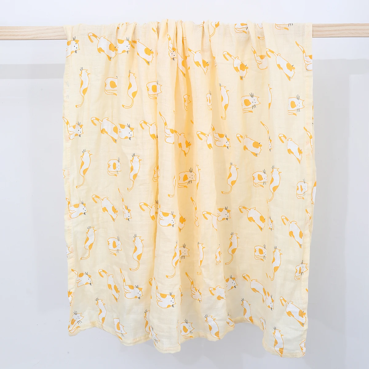 Manta de muselina para bebé estampada