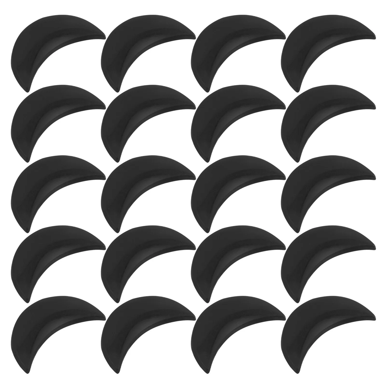 Dijes de goma en forma de luna para manualidades y costura