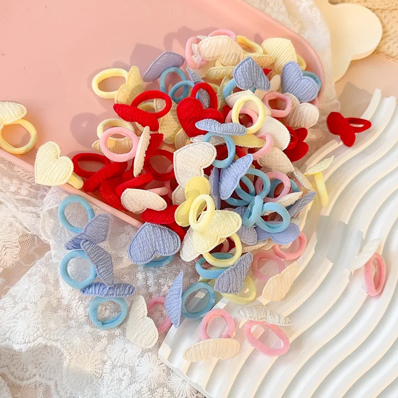 Diademas bebé con lazos de goma elástica color caramelo estrella - imagen 4