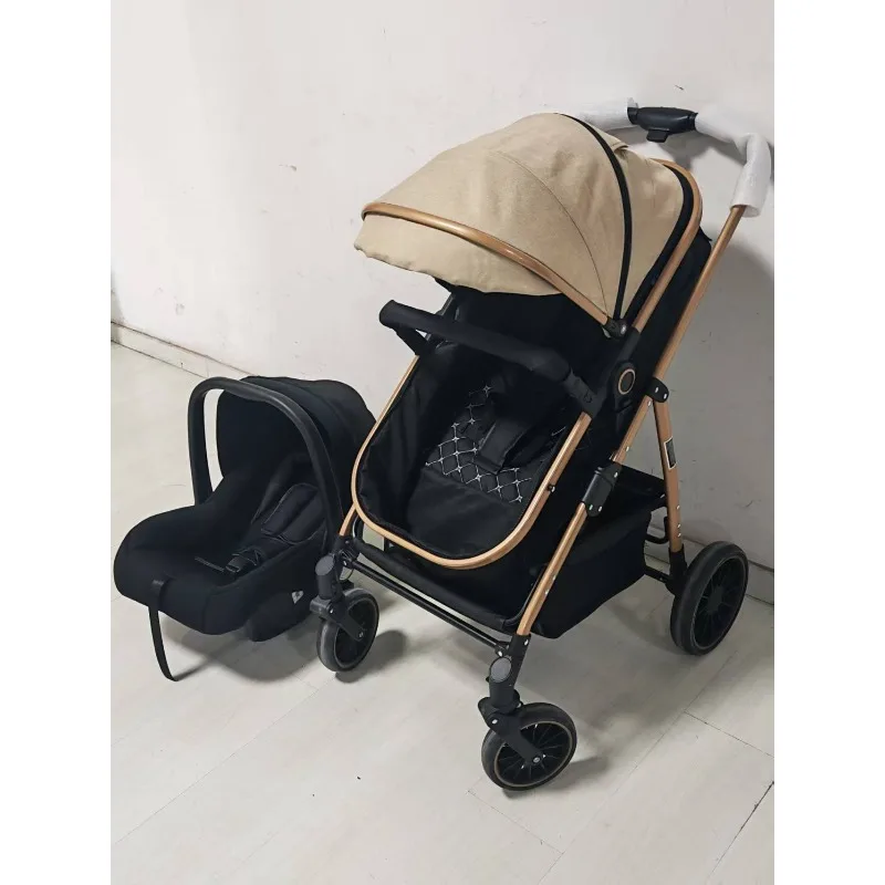 Cochecito de bebé ligero plegable reclinable para sentarse y dormir - imagen 2