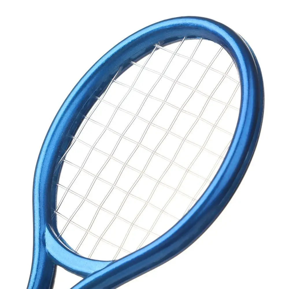 Kit raqueta tenis miniatura para muñecas con accesorios creativos - imagen 4