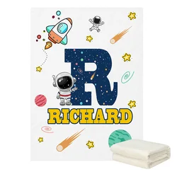 LVYZIHO Juego de cama personalizado para cuna con diseño espacial