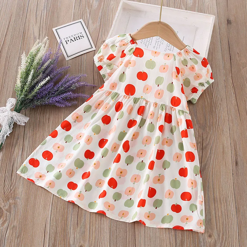 Vestido de niña verano transpirable con estampado dulce - imagen 4