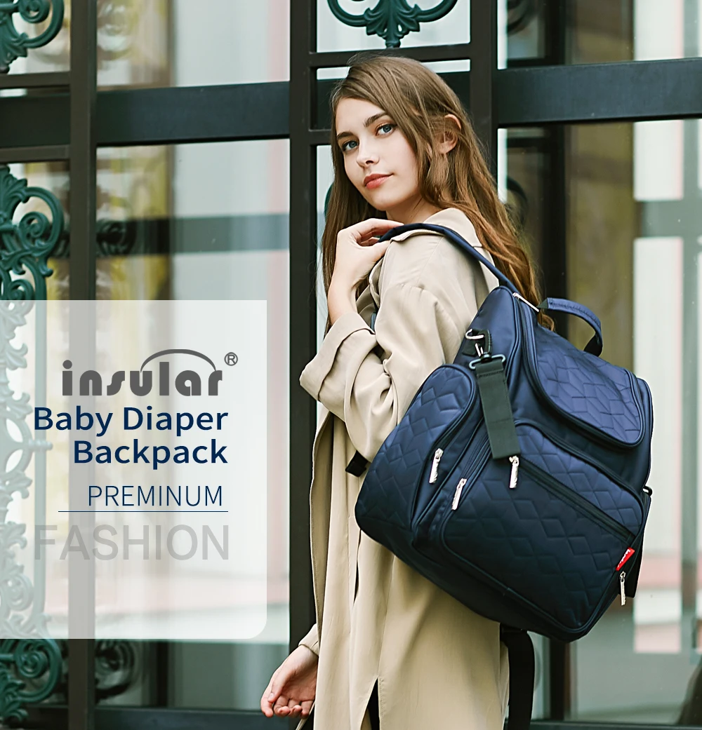 Bolso de maternidad Insular en nailon resistente