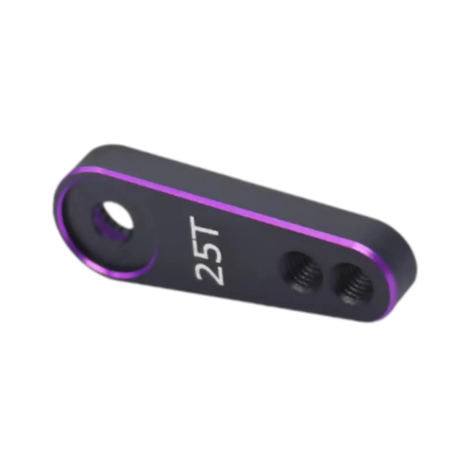 Brazo de servo metálico RC negro y violeta para camiones - imagen 2