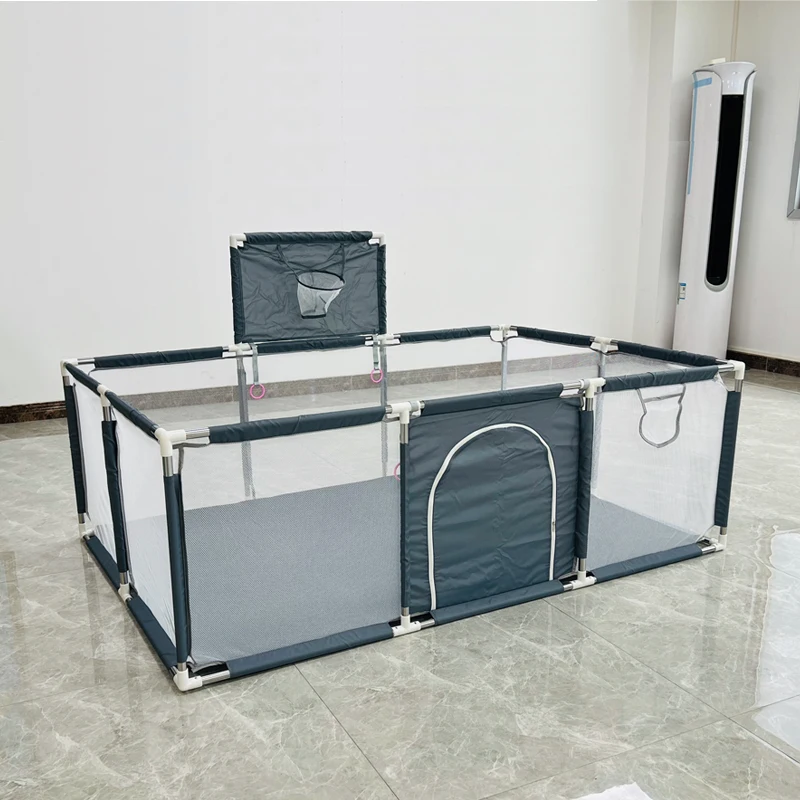 Parque infantil IMBABY con barrera de seguridad para interior - imagen 2