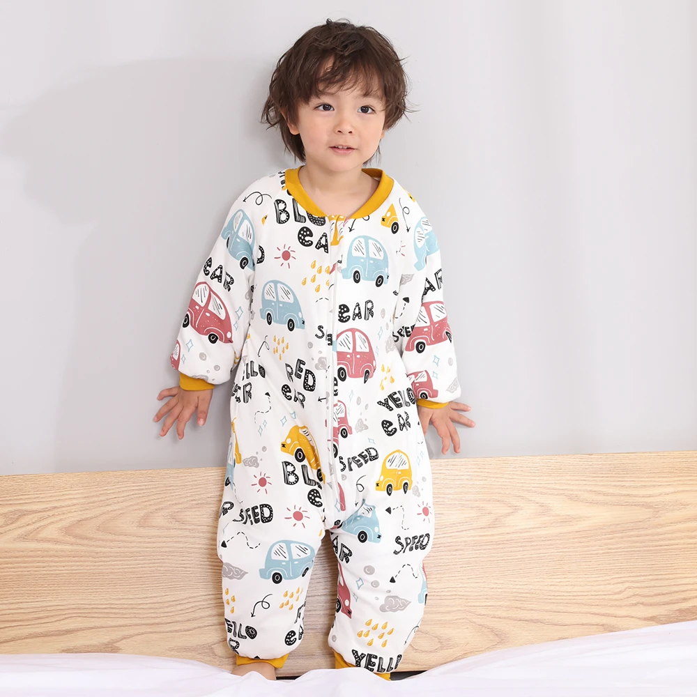 Saco de dormir bebé con flores pijama abrigo cálido