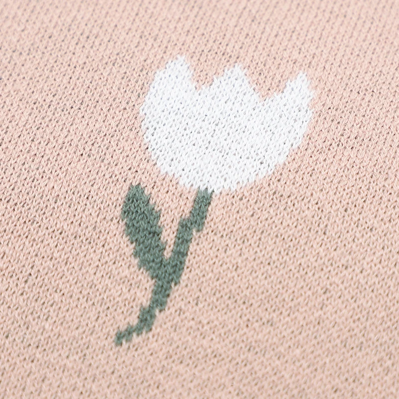 Manta de algodón floral para cuna – Tejido suave para bebé - imagen 3