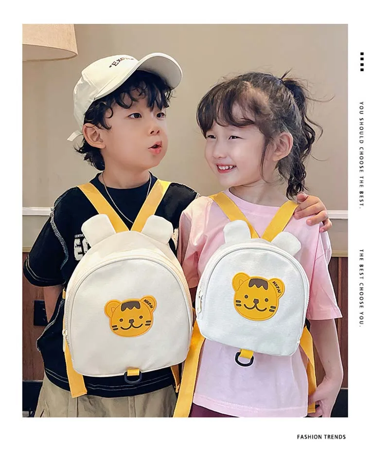 Mochila escolar con animales para niños