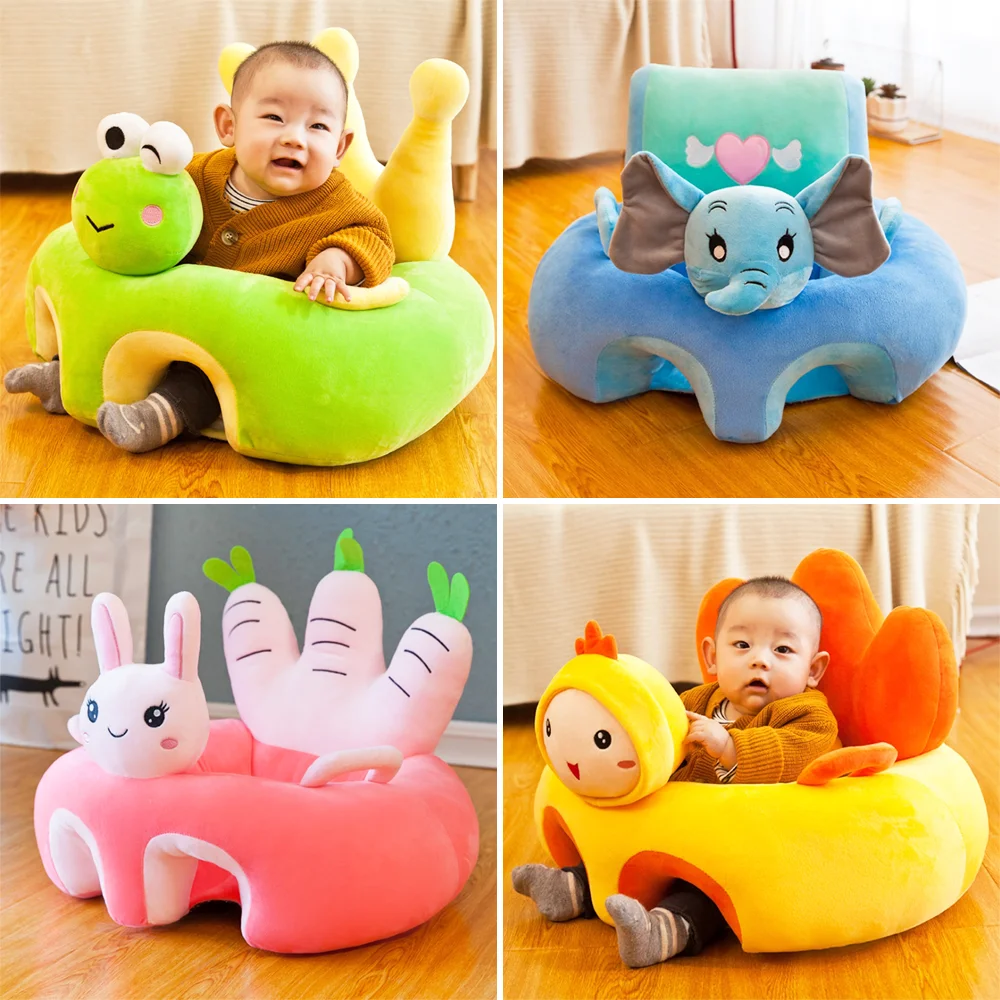 Funda nido de asiento para sofá de bebé – Felpa lavable anticaída - imagen 4