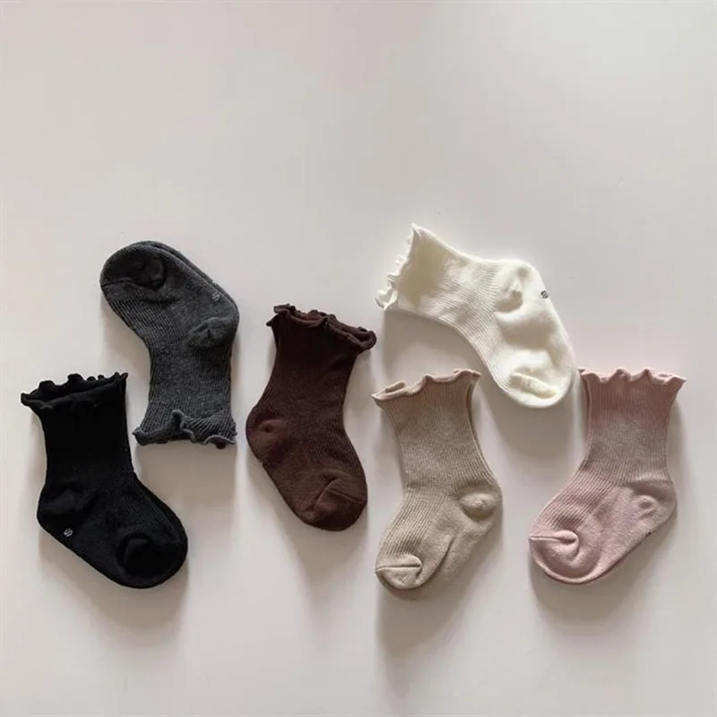 Calcetines de bebé MILANCEL tubo de color sólido para primavera - imagen 5