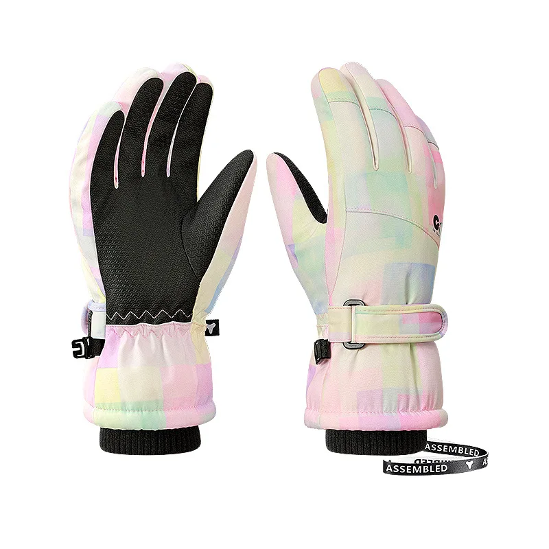 Guantes de esquí impermeables para niños con aislamiento y agarre - imagen 5