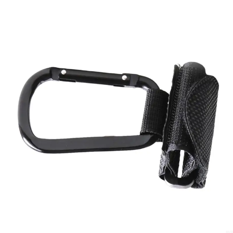QX2D Simple gancho cochecito aluminio para bolsas viaje retención - imagen 4