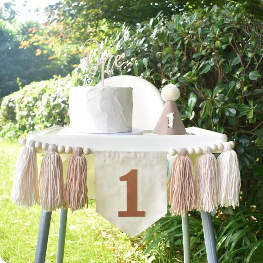 Banderines bohemios para primer cumpleaños – Decoración infantil - imagen 3