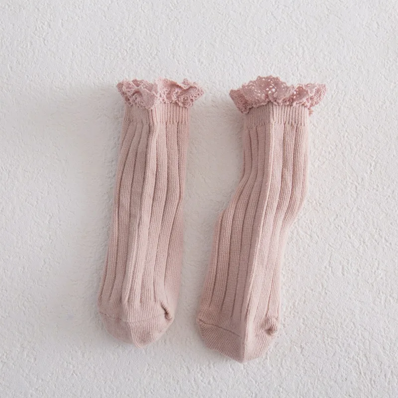 Medias de encaje con volantes para niña – Ballet transpirables - imagen 5