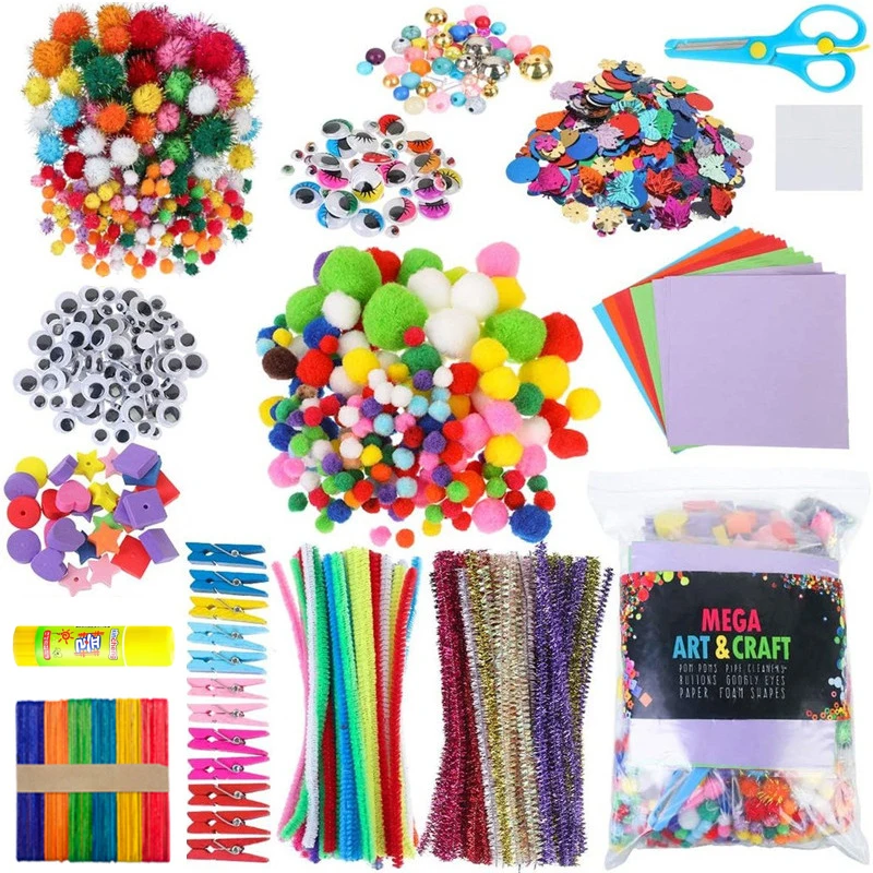 Materiales de manualidades para niños en formato todo en uno