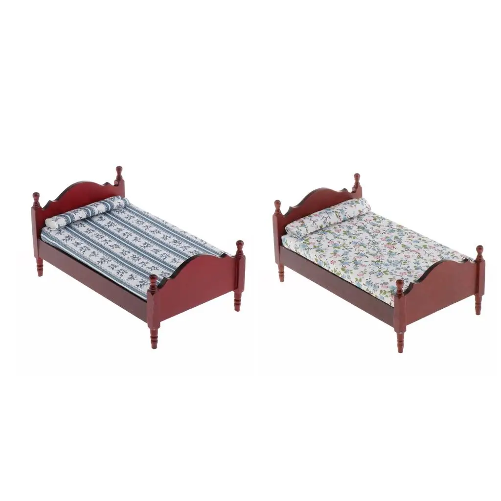 Accesorio de dormitorio para casa de muñecas escala 1/12