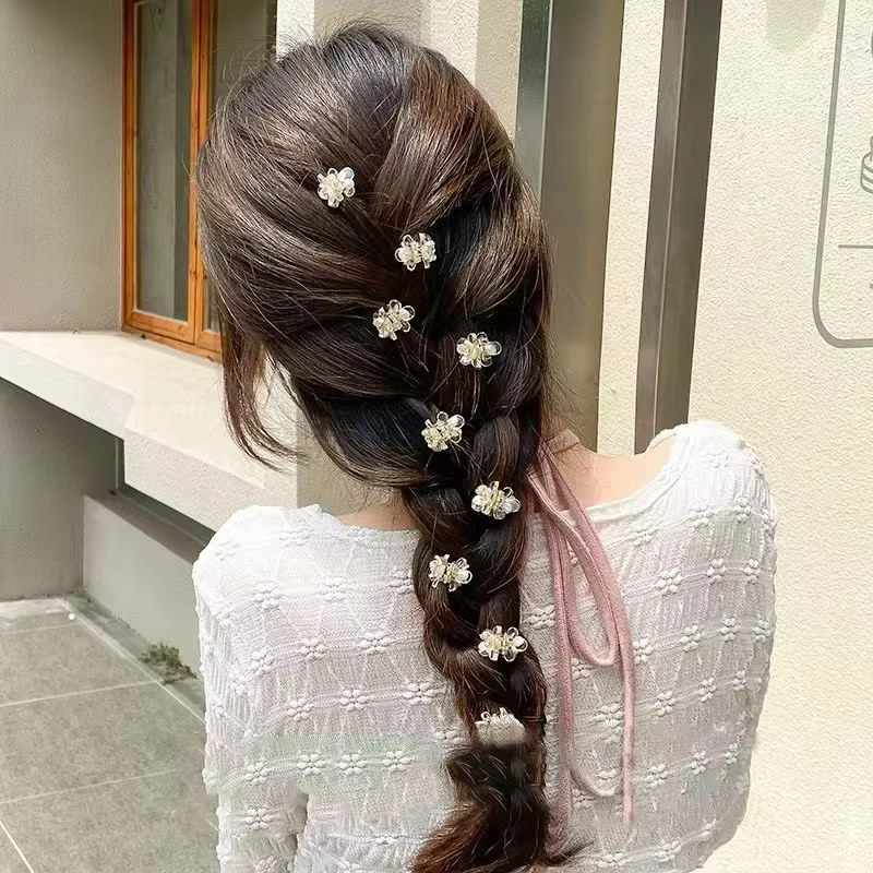 Pinzas de pelo mini para niña – Ganas suave para el pelo - imagen 3