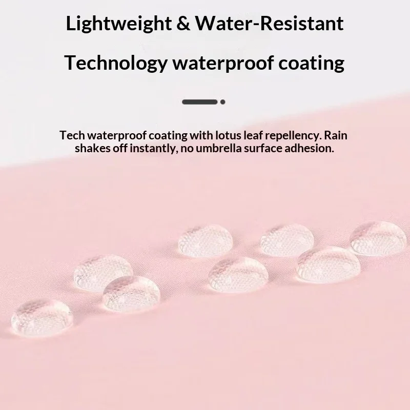 Sombrilla ligera para sol y lluvia con protección UV - imagen 5