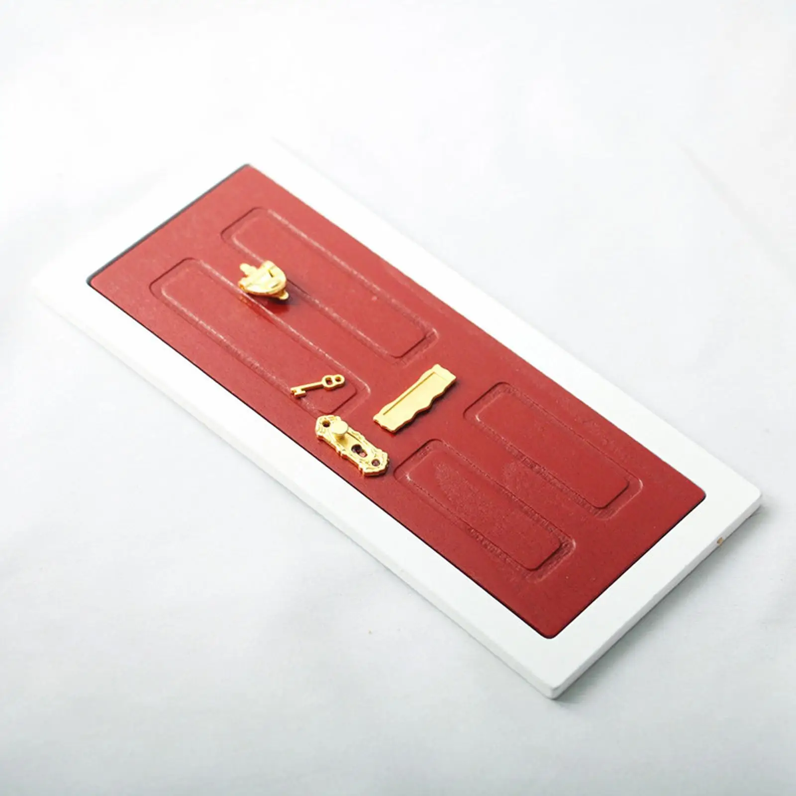 Acabado de puerta en miniatura con textura