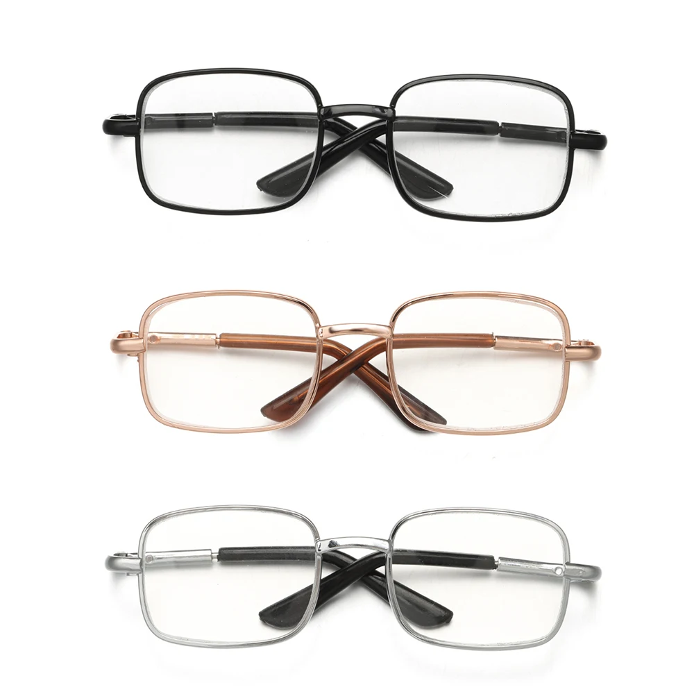 Gafas rectangulares miniatura para muñecas – Estilo vintage - imagen 4