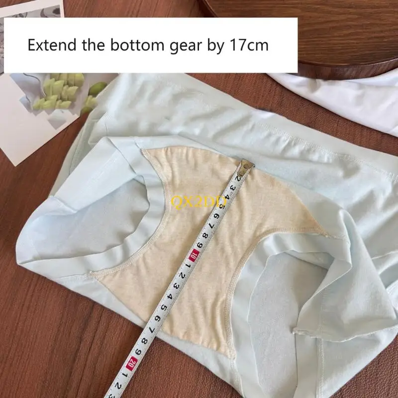 QX2D Ropa interior de embarazo en algodón con cintura alta y soporte - imagen 3