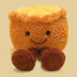 Cojín peluche infantil con forma de hamburguesa y huevo tierno