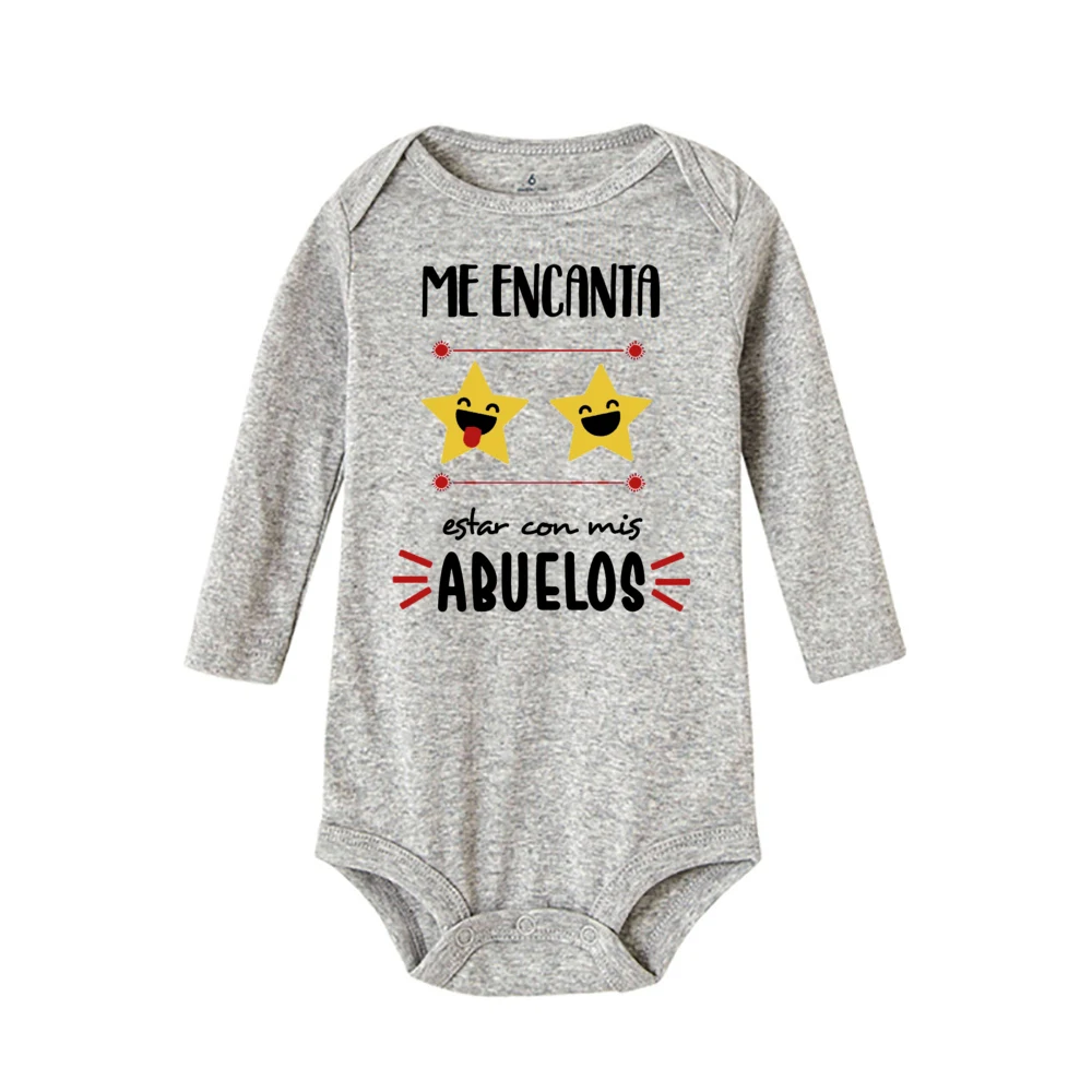 Pelele para bebé de manga larga estampado – Prenda bonita regalo - imagen 4