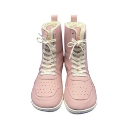 Tipsietoes Botas de invierno en cuero genuino forradas de piel