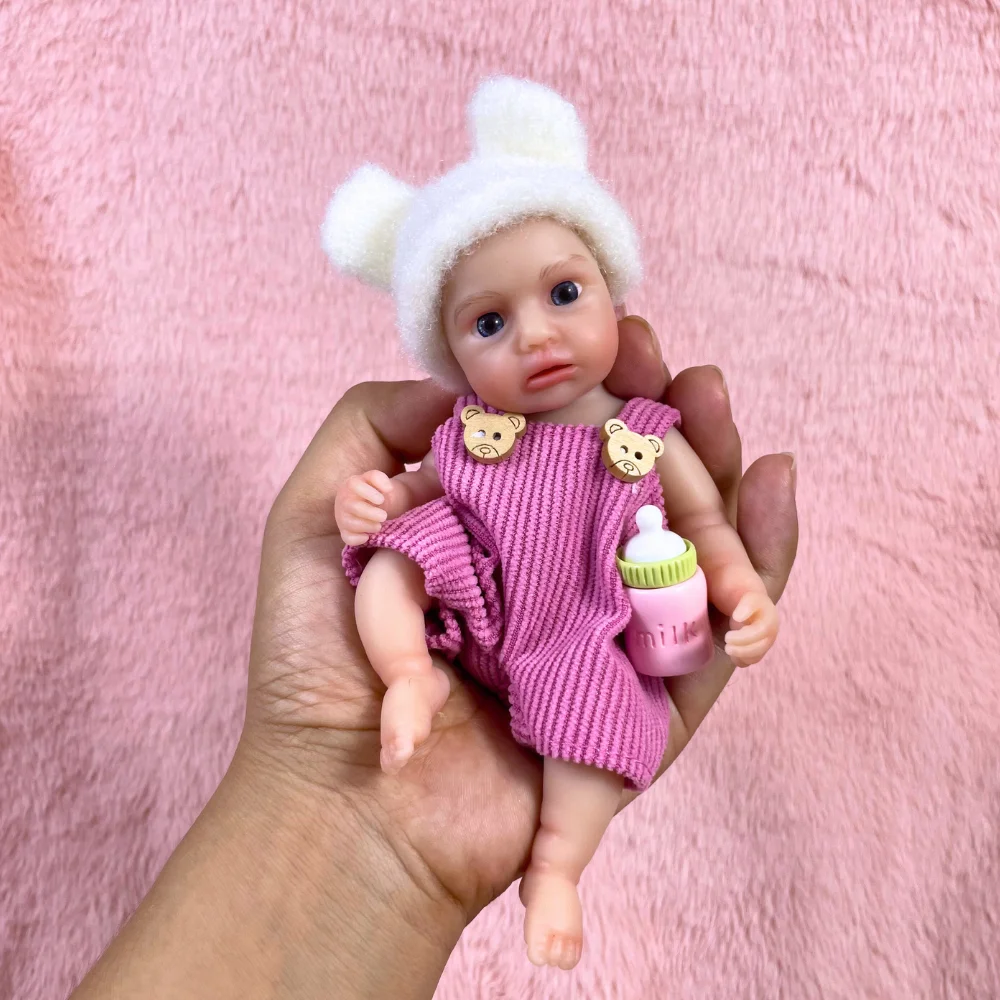 Muñeca Reborn realista LouLou de silicona – Regalo infantil