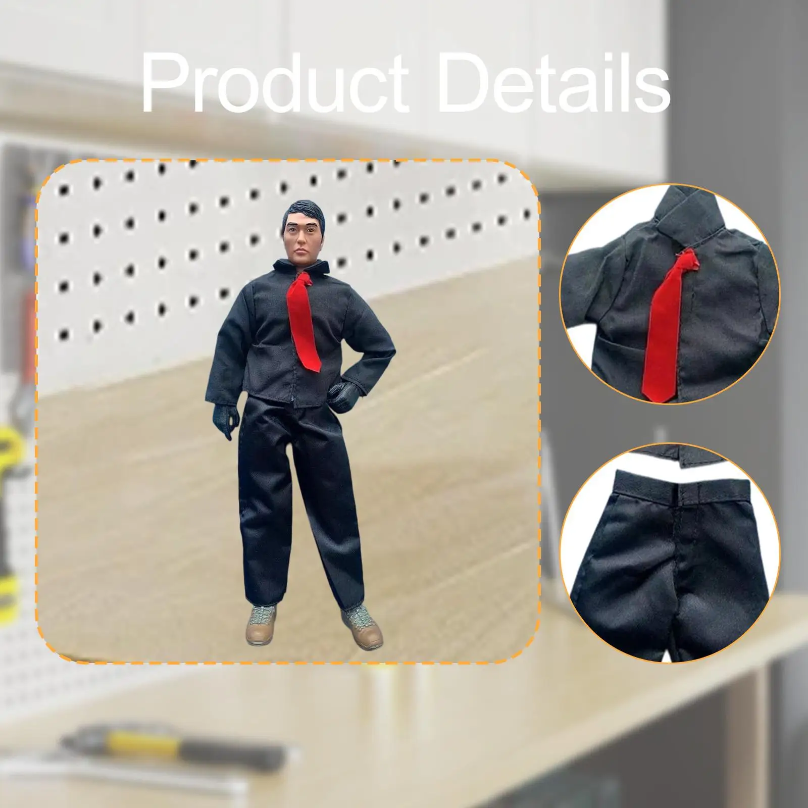 Conjunto top y pantalones para muñecas y figuras de acción - imagen 4