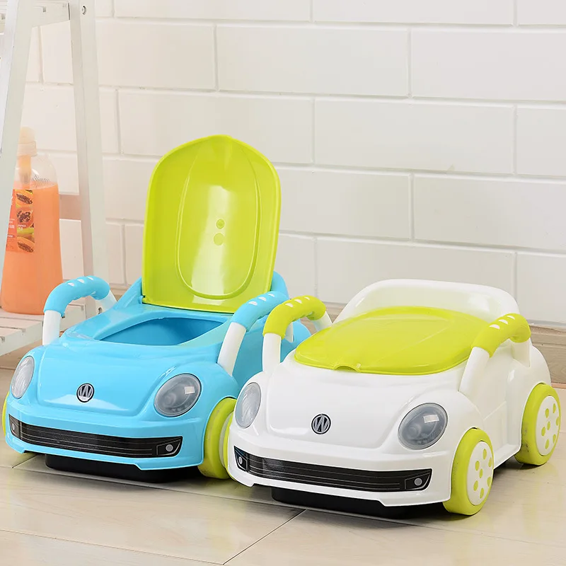 Orinal de viaje para niños 0-5 años, estilo coche, color caramelo - imagen 5