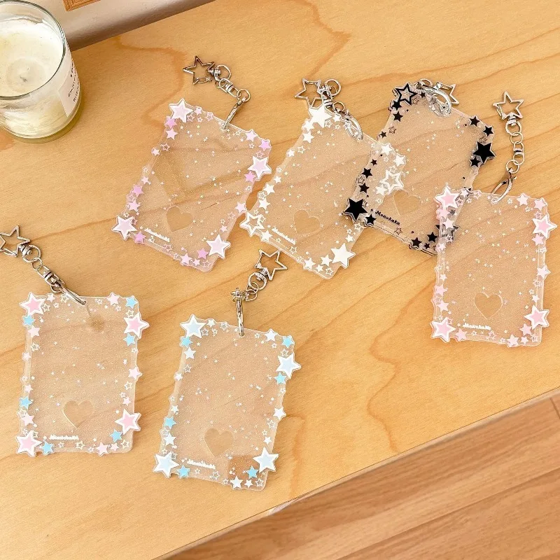 Funda acrílica para tarjetas con estrellas brillantes y protector - imagen 5