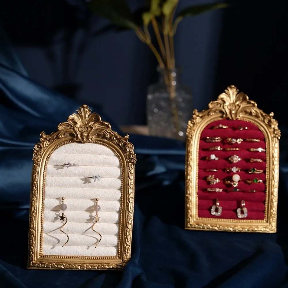 Organizador de pendientes y anillos en terciopelo vintage - imagen 3