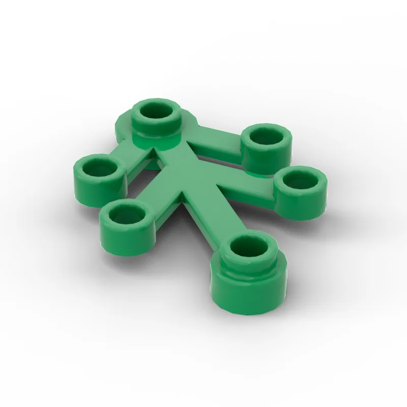 Conjunto de hojas y plantas para bloques de construcción